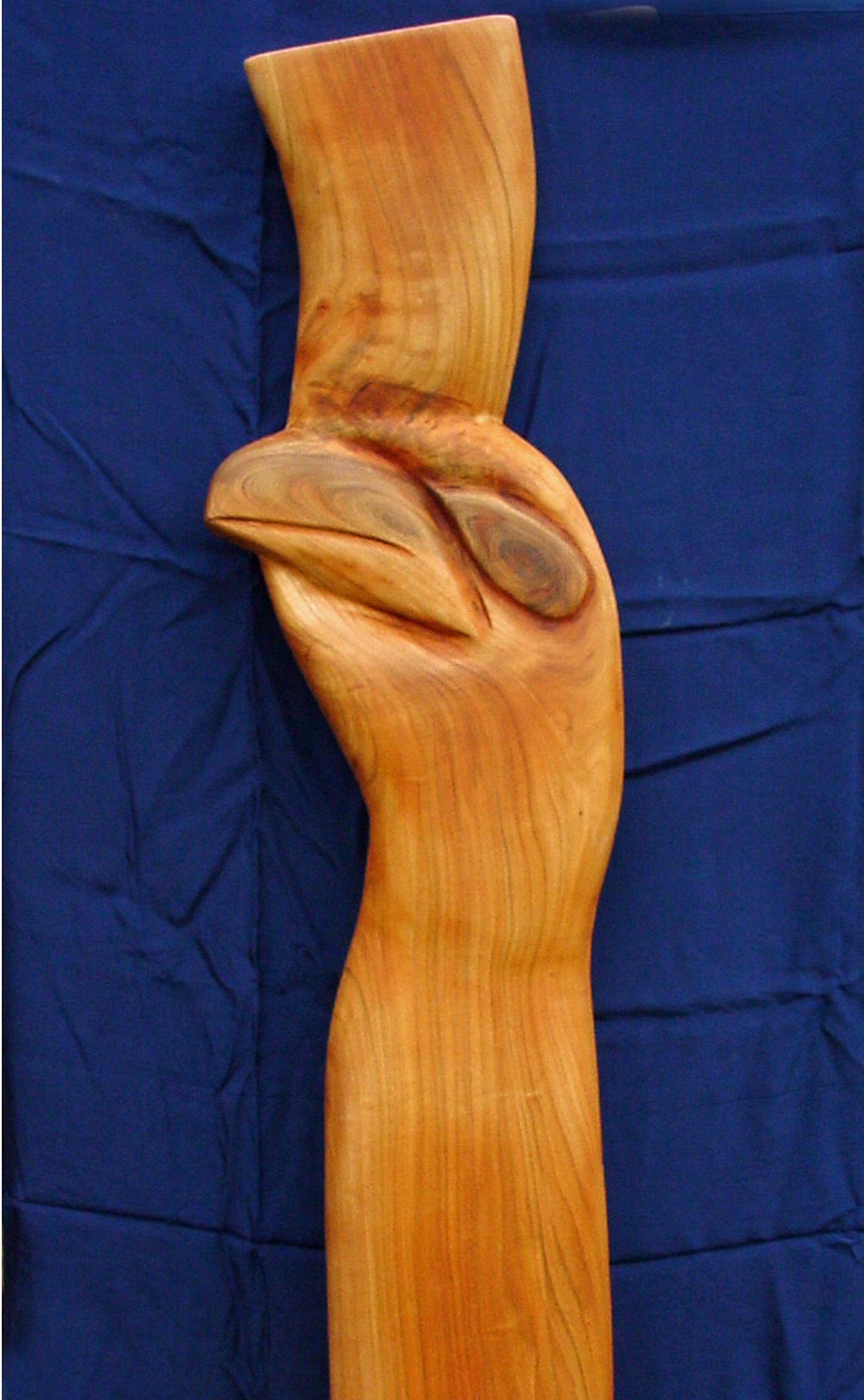 Vogel 3 - Holzfigur von Hans-Ulrich Wartenweiler - Holzskulpturen-Archiv, Holzobjekte, Holzfiguren, Holzdesign